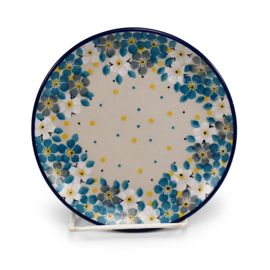 6.5" Bread Plate.Pattern: Forget me Not