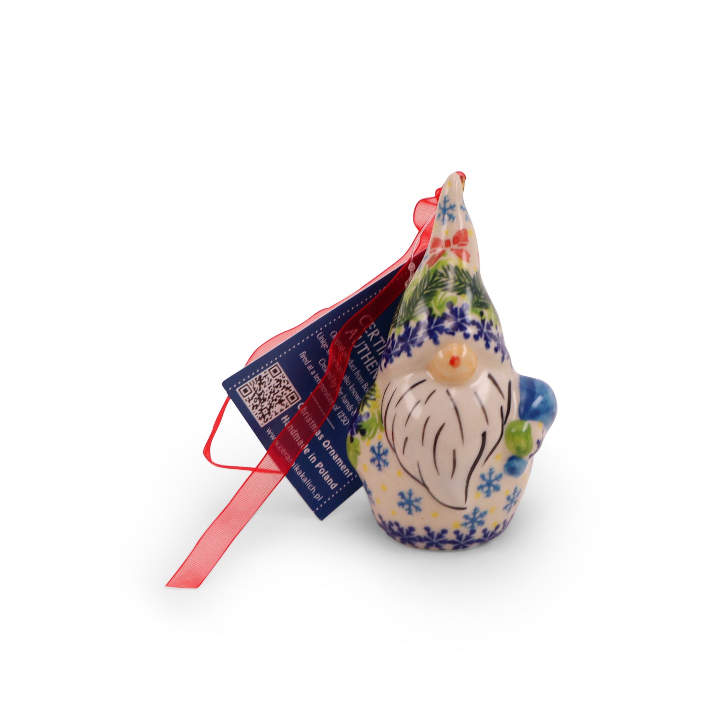 4"x2.5" Gnome Ornament, Pattern: A