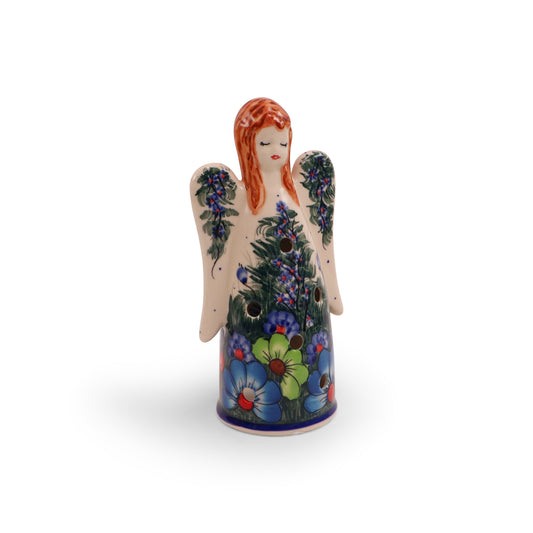 8"x4" Angel Luminary, Pattern: Bright Bouquet B