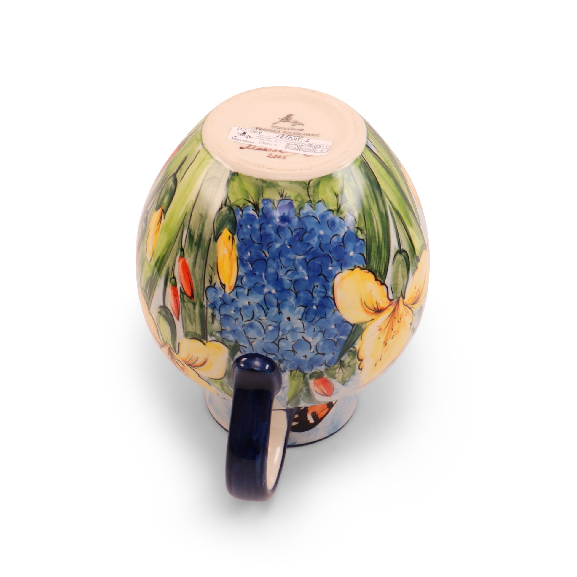 2.3L Pitcher LE. Pattern: Iris Bouquet
