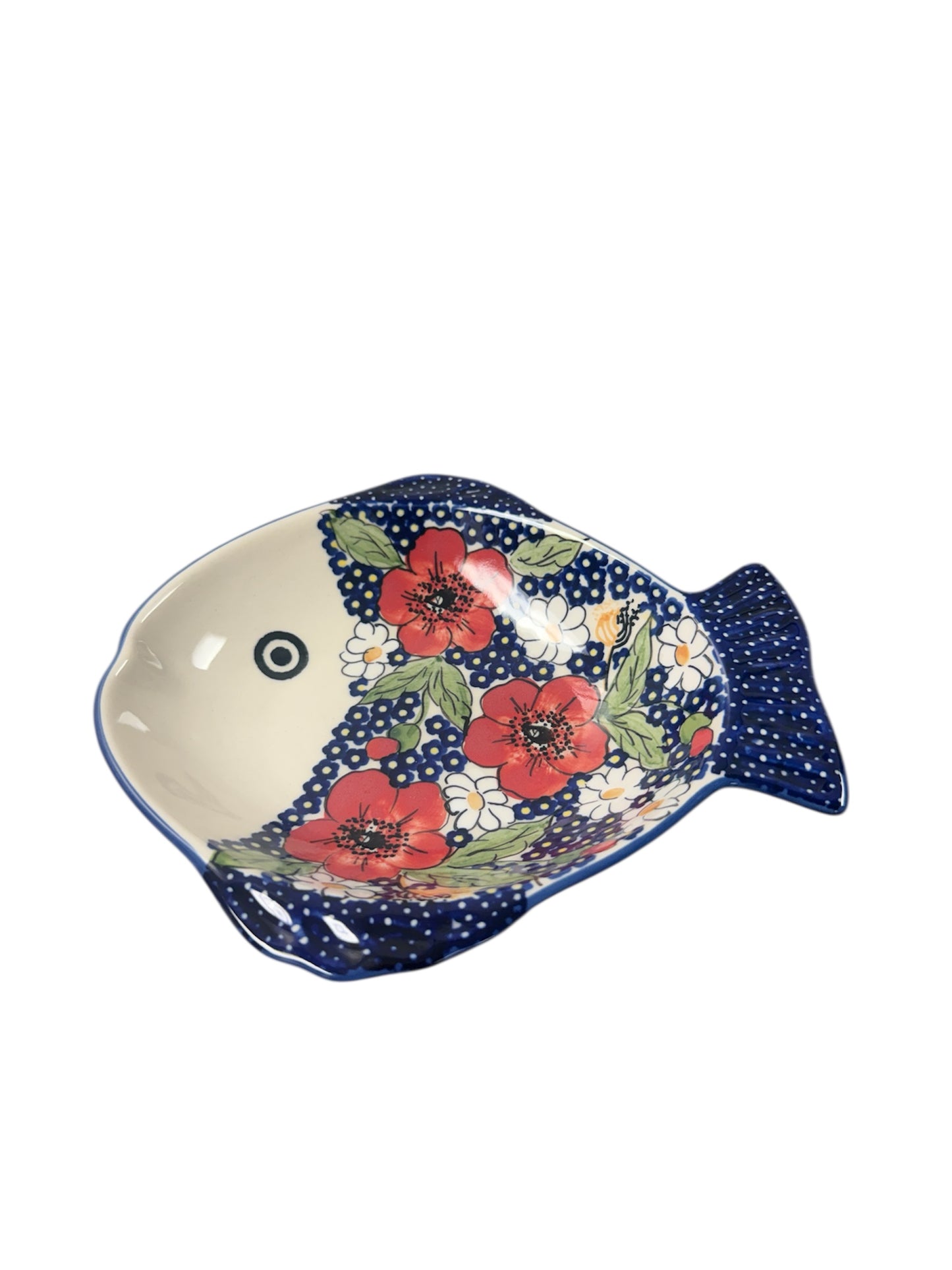 7.5"x7" Fish Bowl. Pattern: Sangria Summer