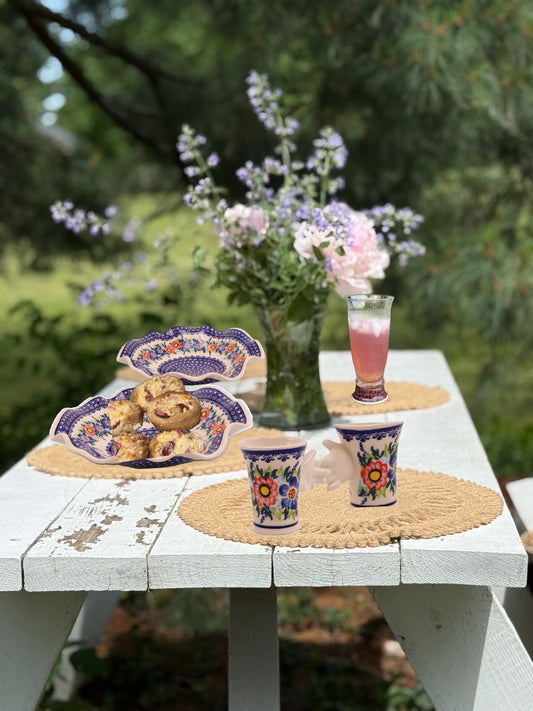 Summer Wreath Entertaining Set -  Perfect for Friendship & Gatherings