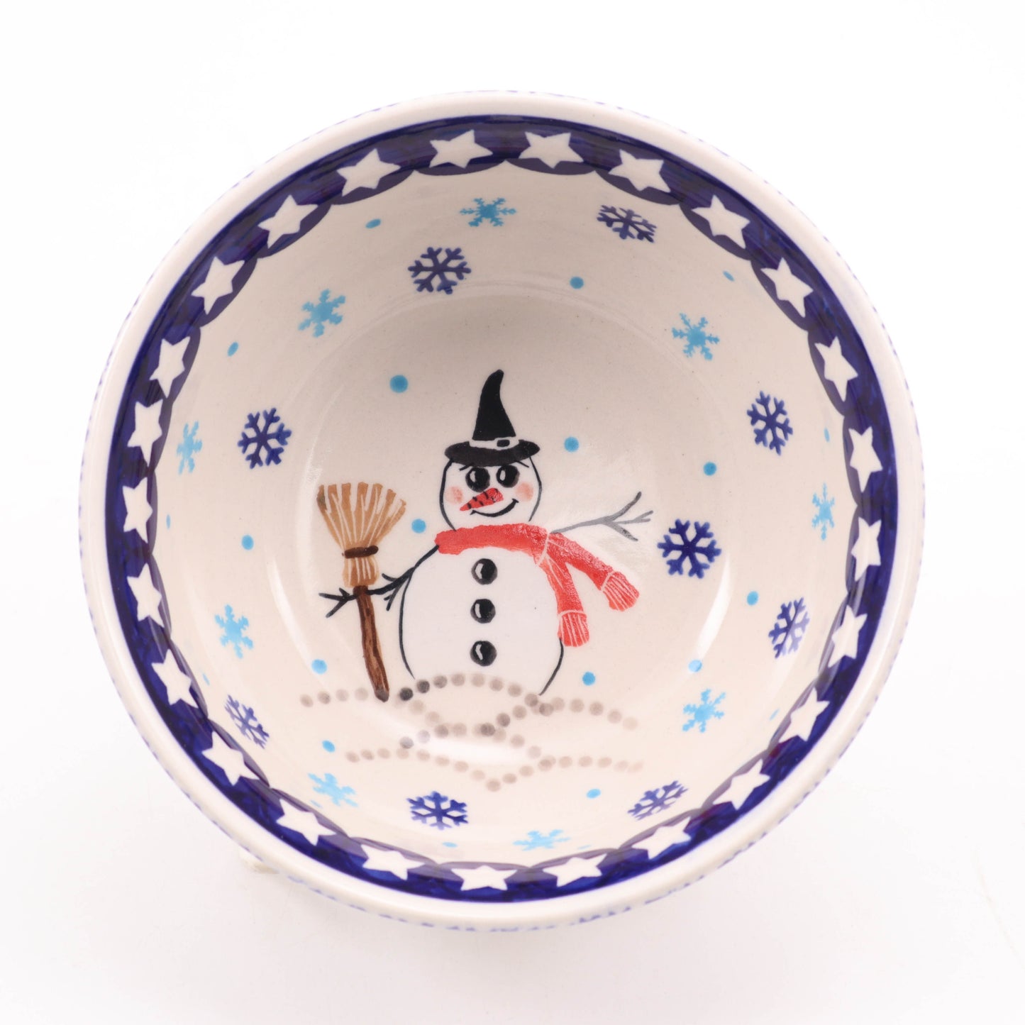 6" Cereal Bowl. Pattern: Snowman