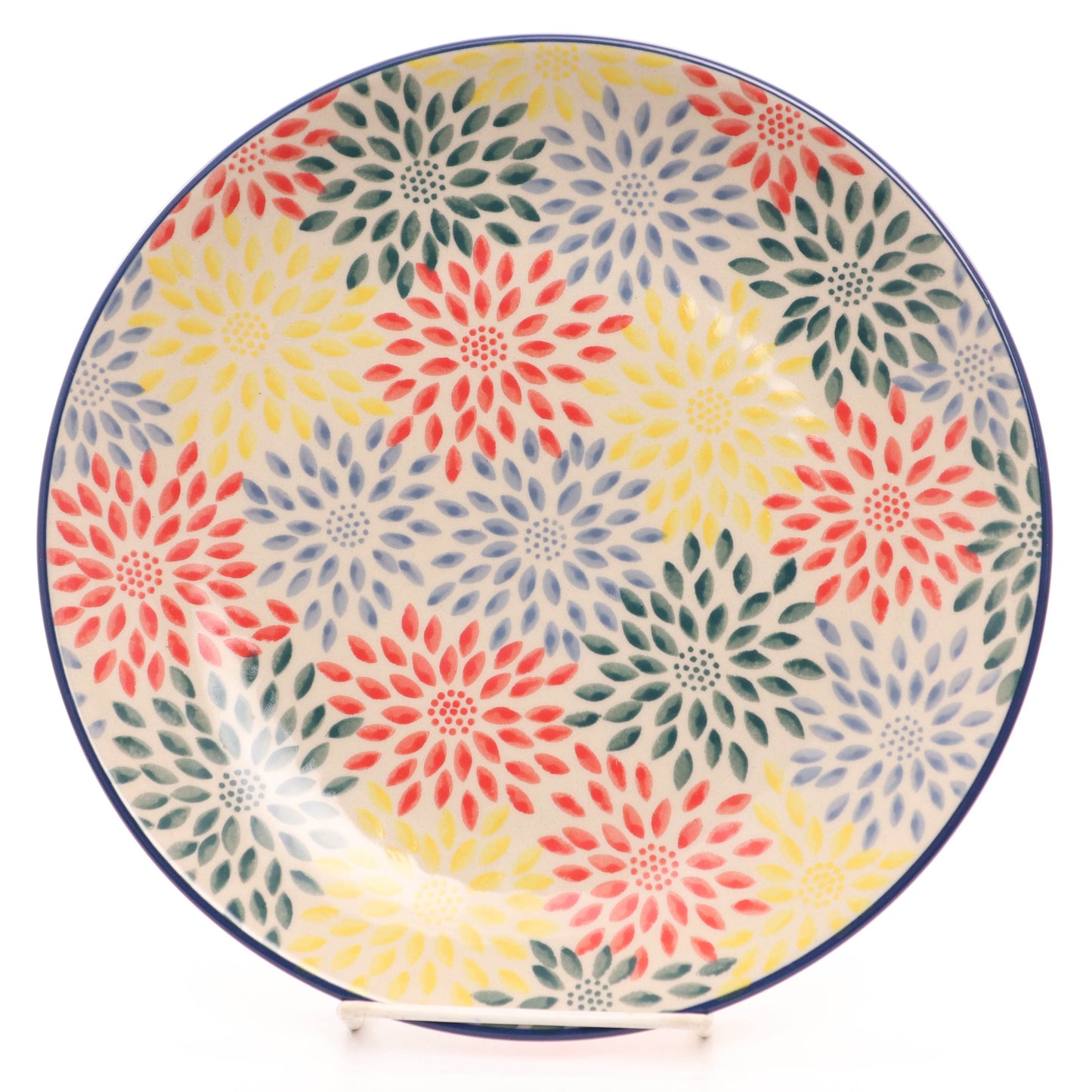 10" Dinner Plate.  Pattern: Mum Garden