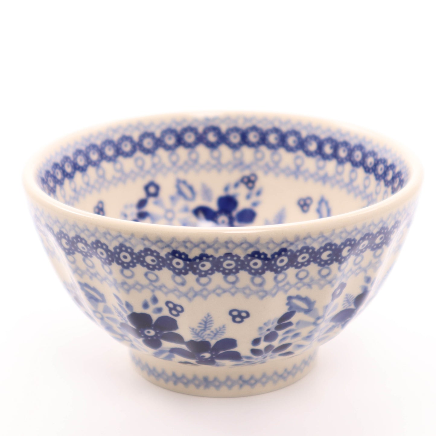 5" Fluted Bowl.  Pattern: Blue Legacy