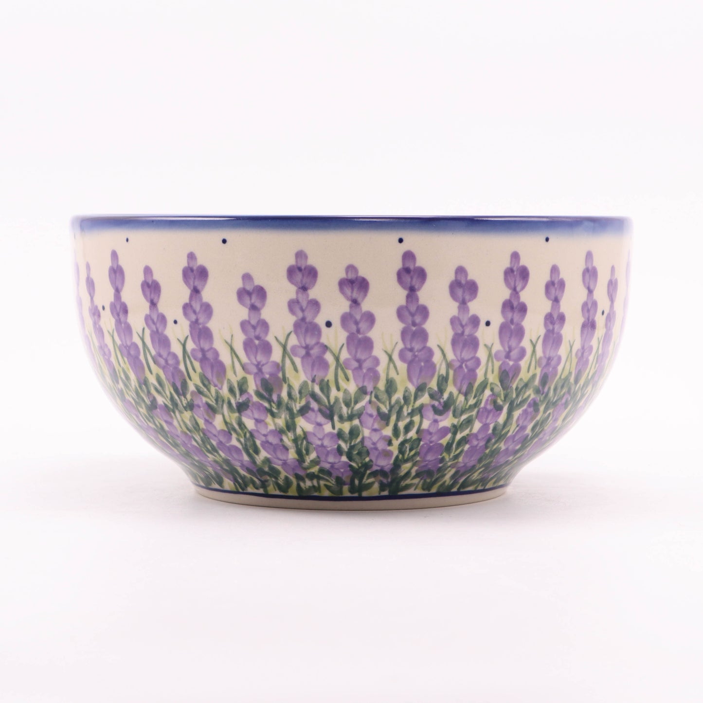 9"x4.5" Bowl. Pattern: Lavender Dreams