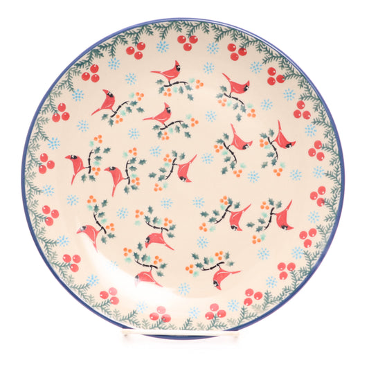 10" Dinner Plate.  Pattern: Classic Cardinal