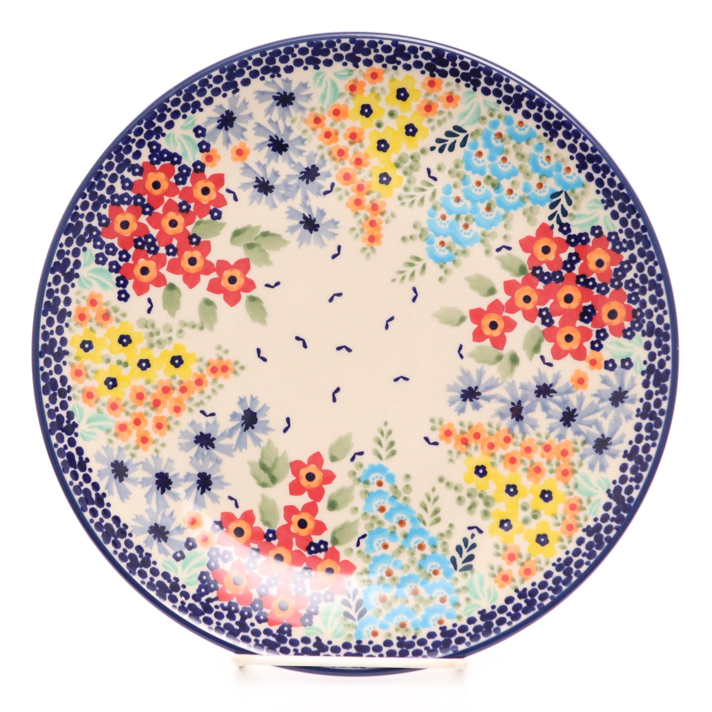 10" Dinner Plate.  Pattern: Cascading Bouquet