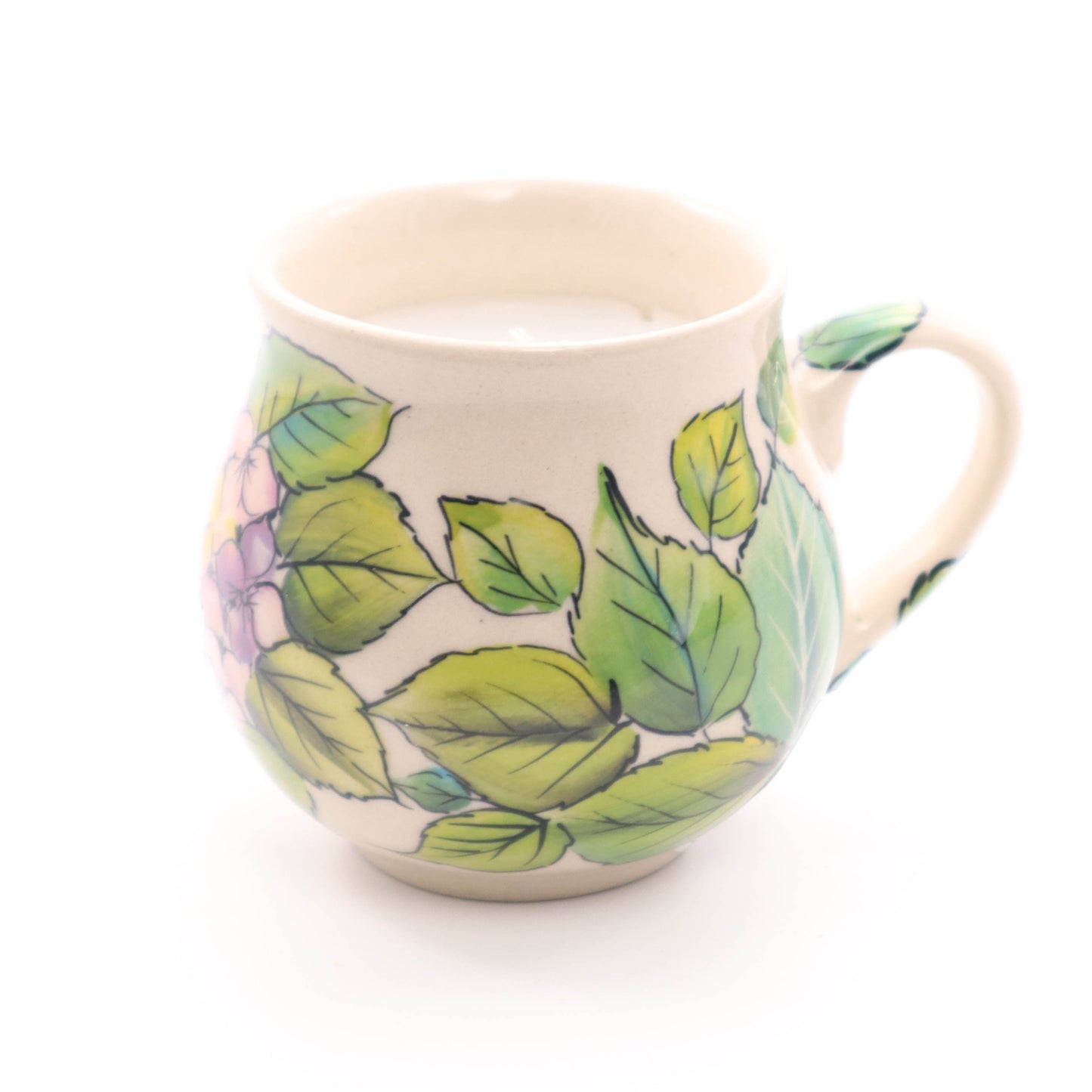 Small Candle Mug. Pattern: A45. Scent: Persimmon