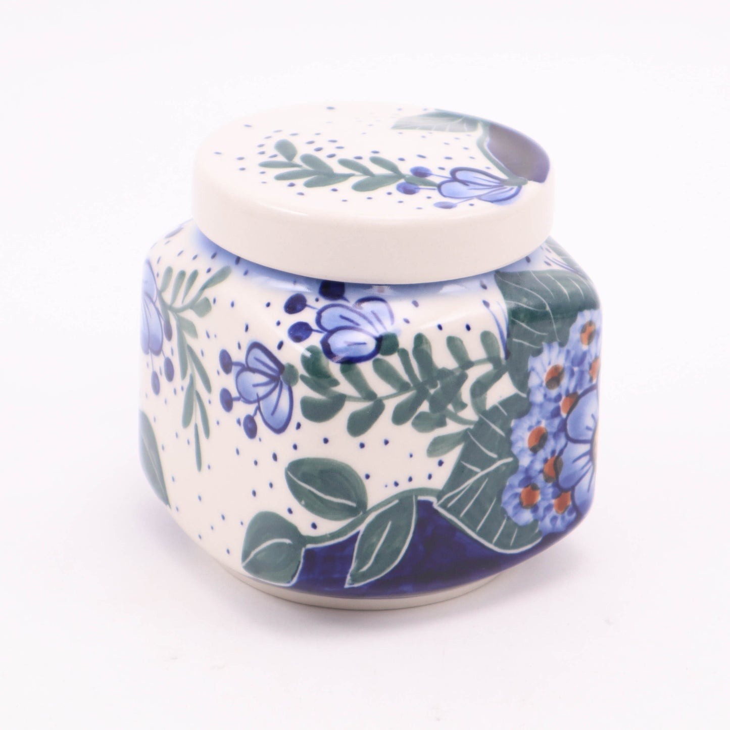 0.5L Small Square Canister. Pattern: Bold and Beautiful
