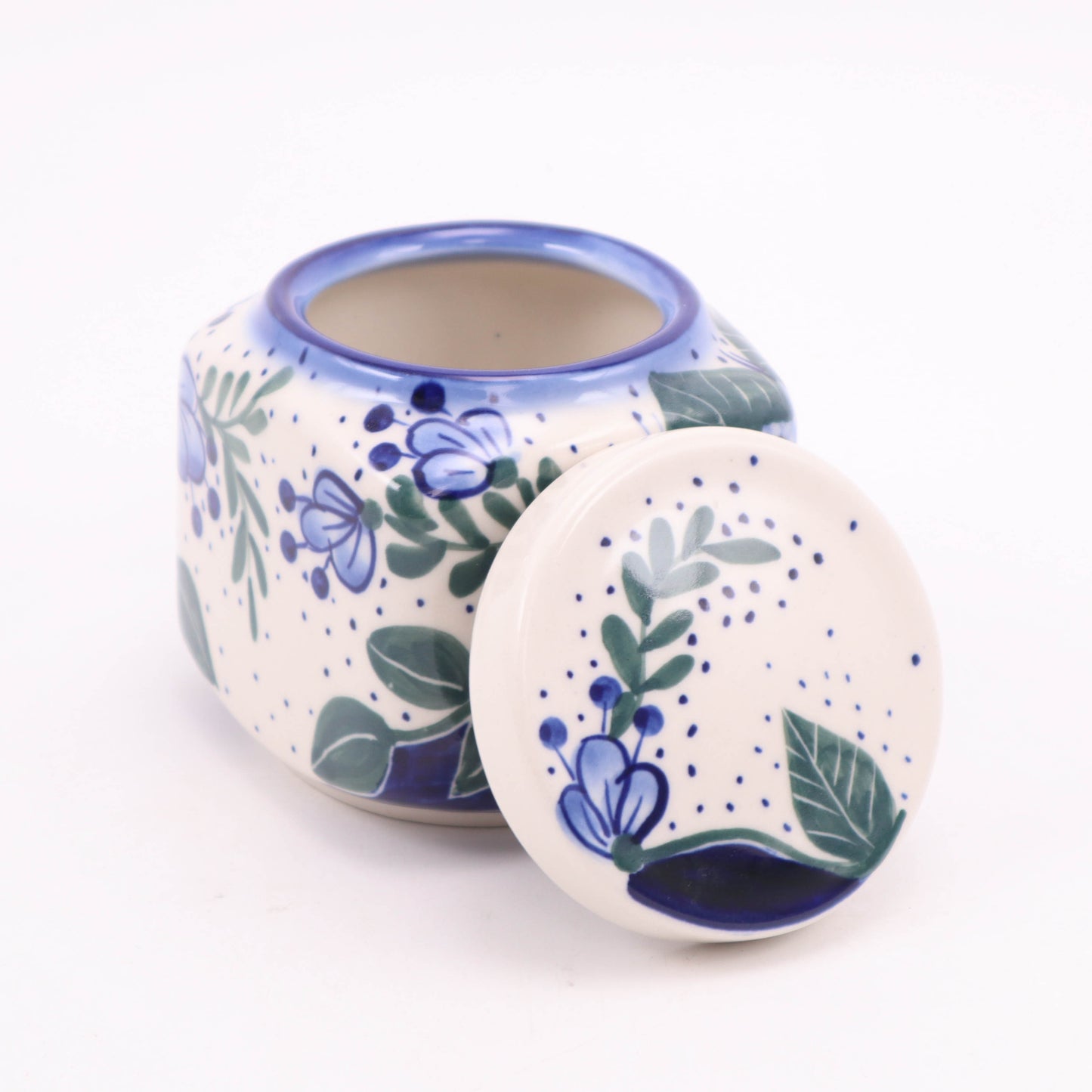 0.5L Small Square Canister. Pattern: Bold and Beautiful