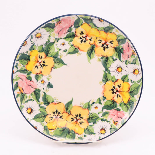 9.5" Dinner Plate .Pattern: Pastel Dreams