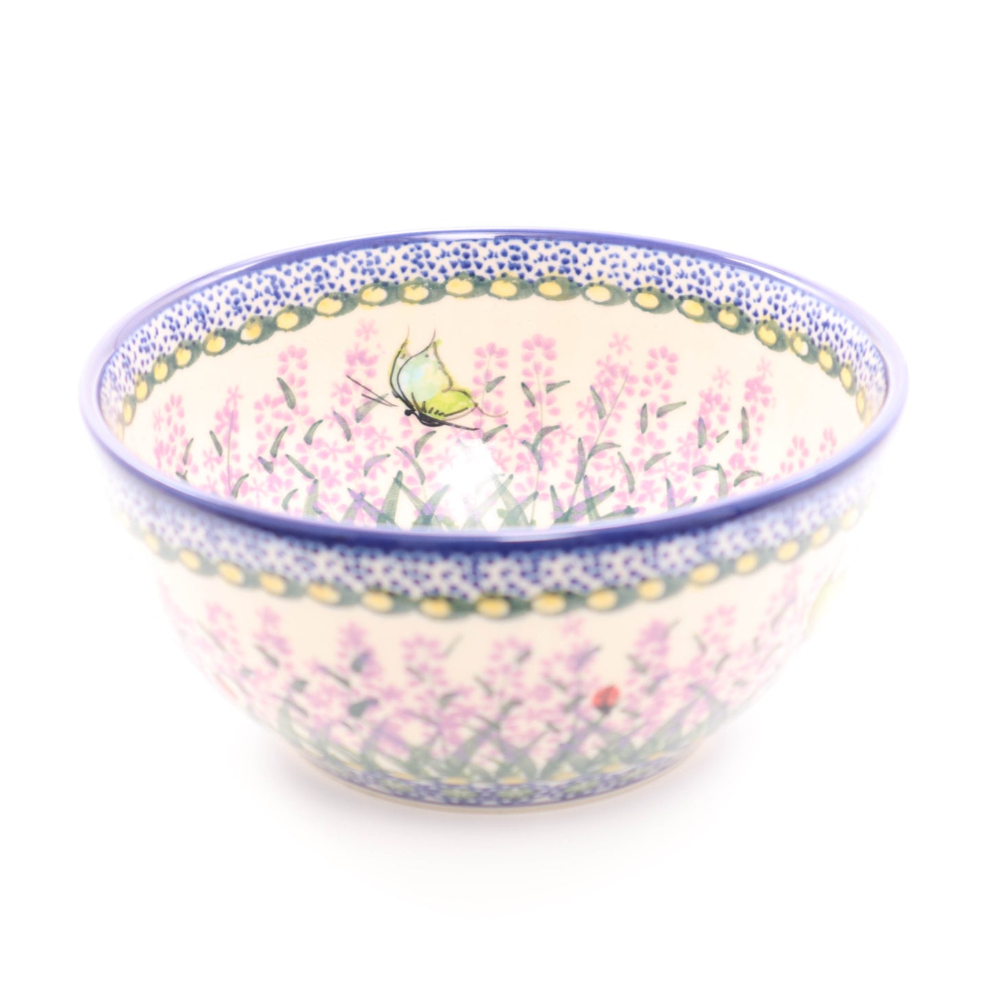 6" Cereal Bowl. Pattern: Lavender Fields