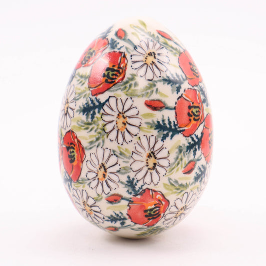 3"x4.5" Egg Figurine. Pattern: A Little Romance