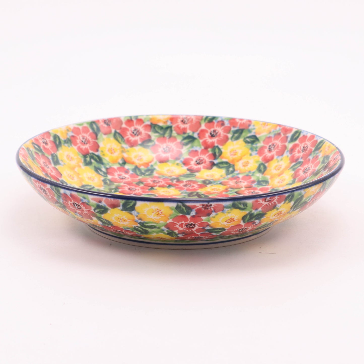 8.5" Pasta Bowl. Pattern: Cheerful Bouquet