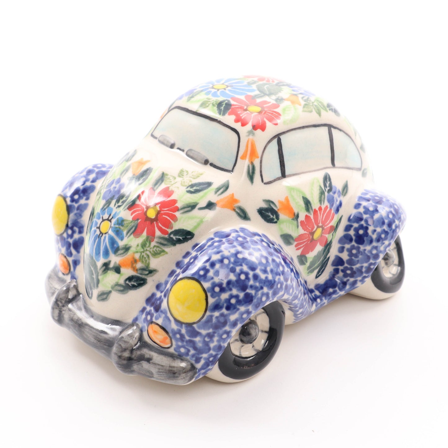 7"x4"x4" VW Car Figurine .Pattern: Lazy Daisy