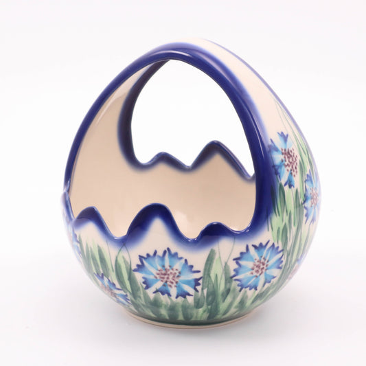 6"x7" Egg Basket. Pattern: Chicory