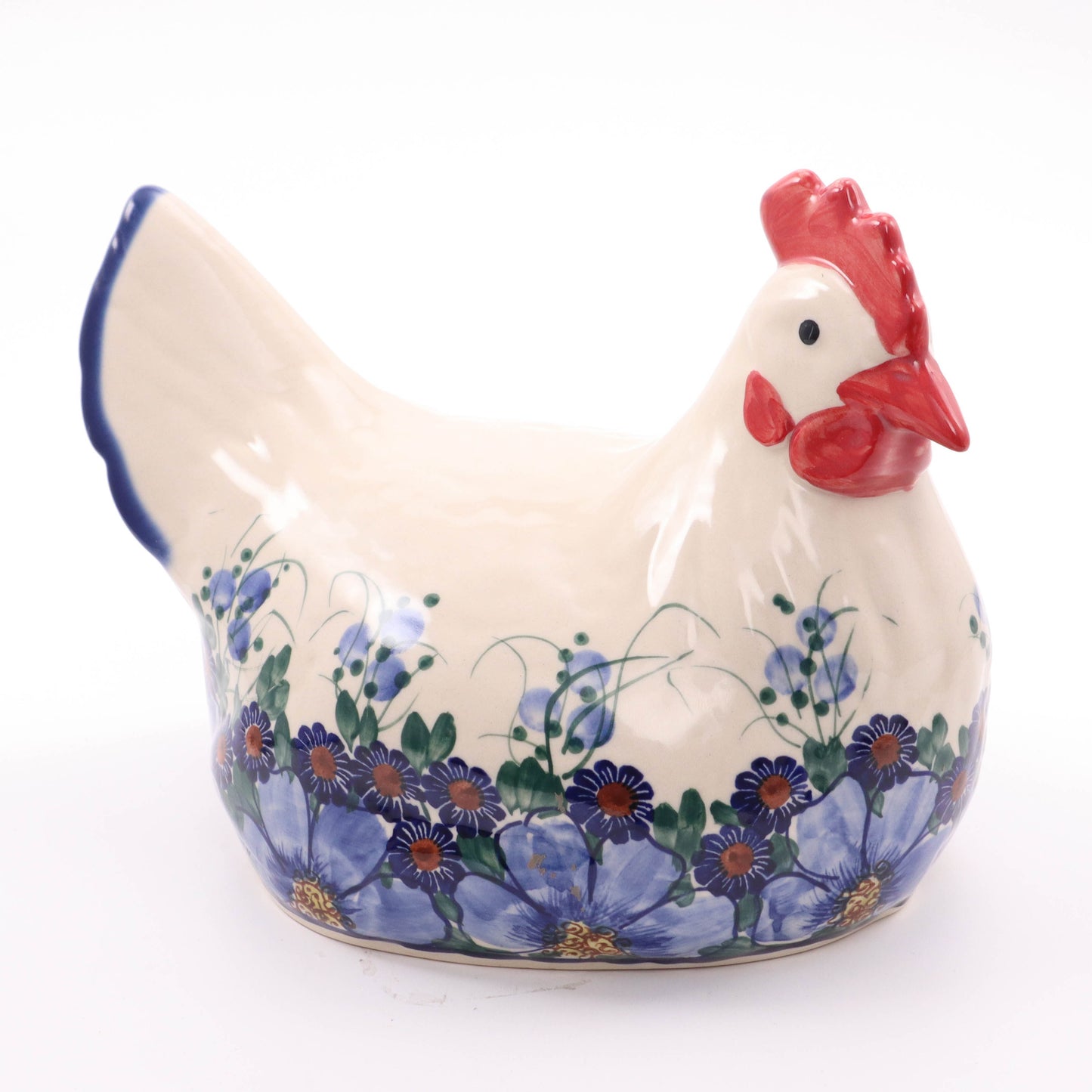 9"x8" Sitting Hen.Pattern: Passion