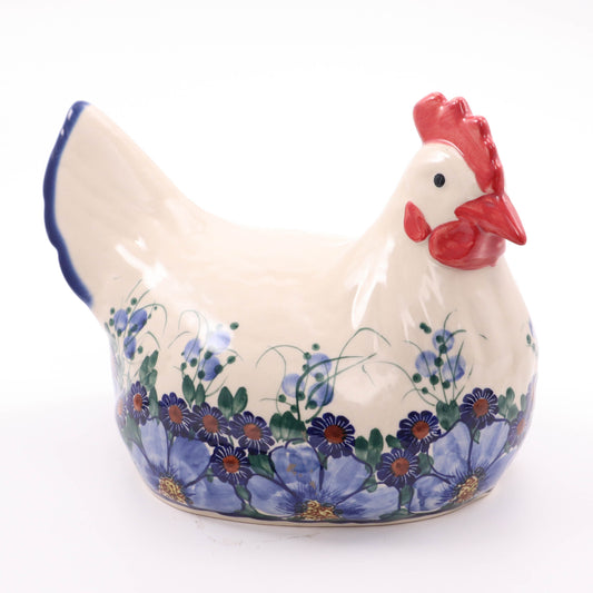 9"x8" Sitting Hen.Pattern: Passion
