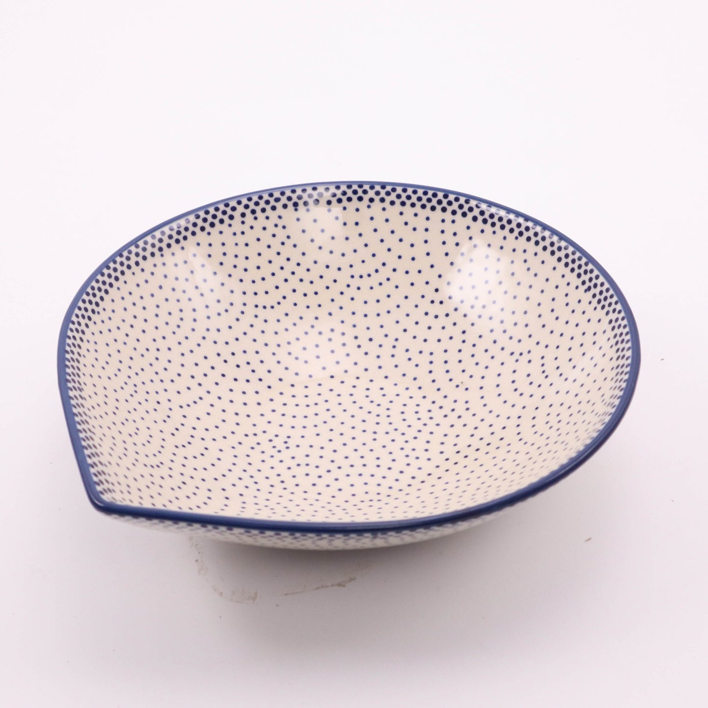 8" Drop Bowl.  Pattern:  Elegant Dots