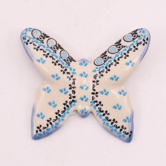 5"x4.5" Butterfly Figurine .Pattern: River Walk