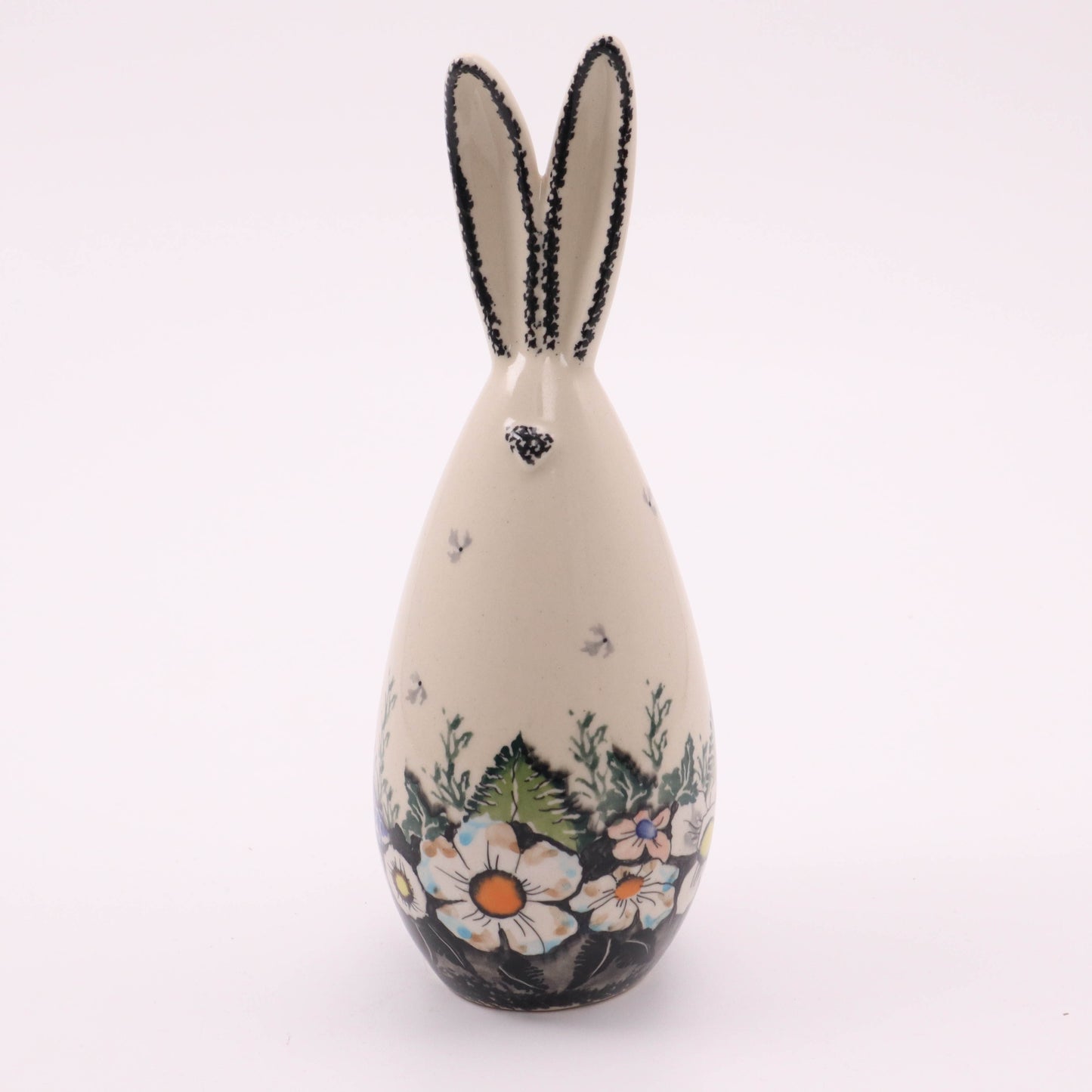 9" Bunny Figurine. Pattern: Midnight Lace