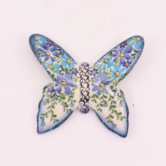 5"x4.5" Butterfly Figurine .Pattern: Morning Glory