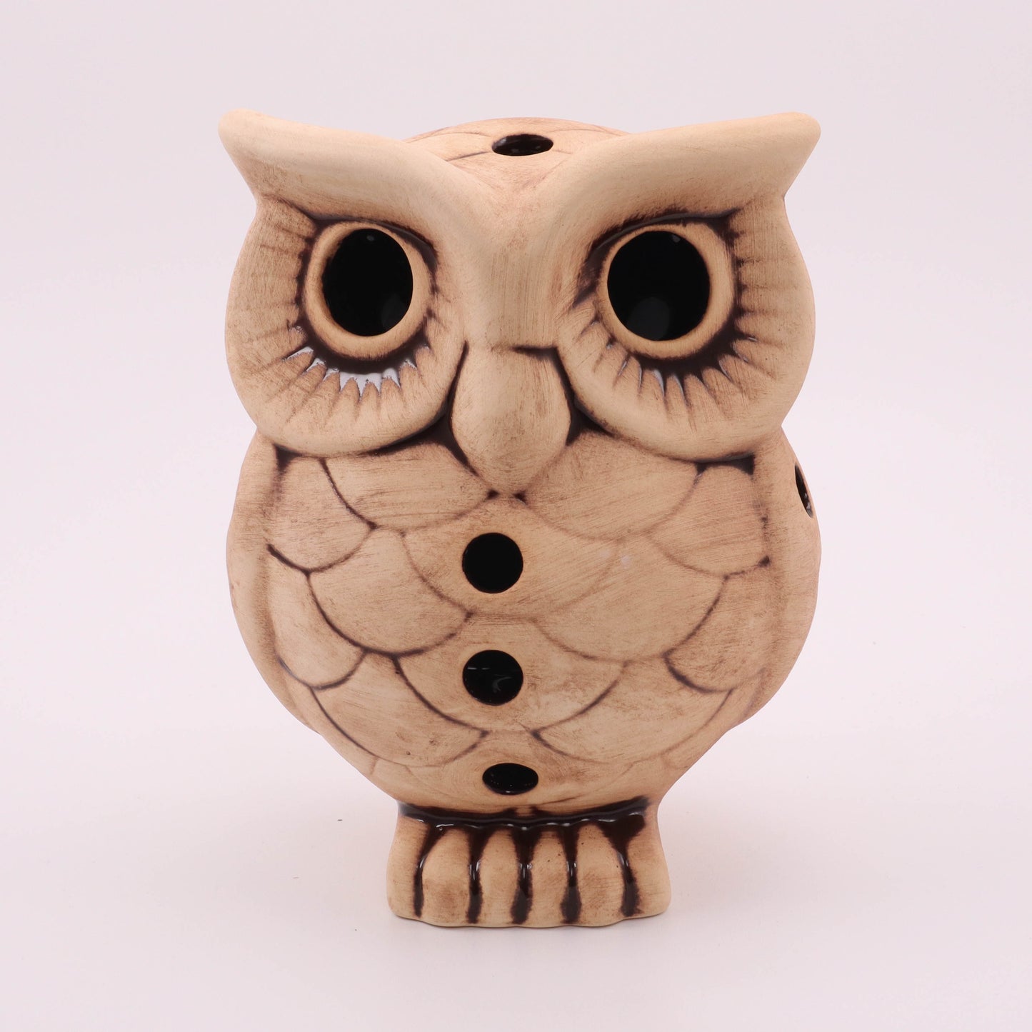 7"x9" Unglazed Owl Figurine