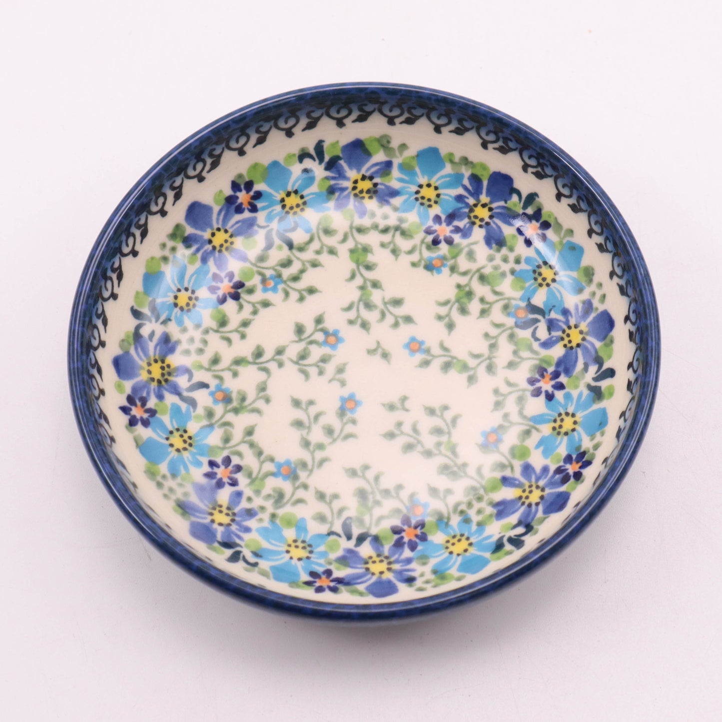 5.5" Shallow Bowl. Pattern: Morning Glory