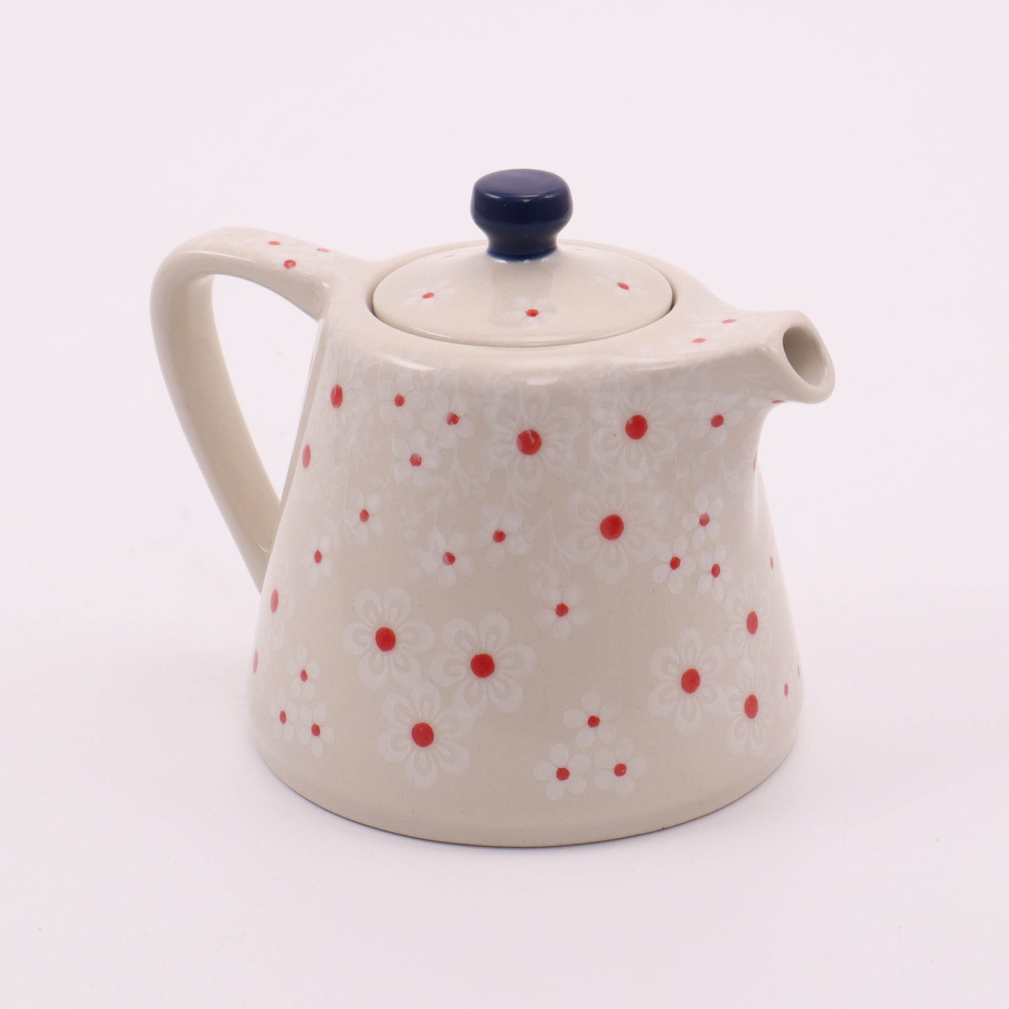 8oz Modern Teapot. Pattern: Sugar and Spice