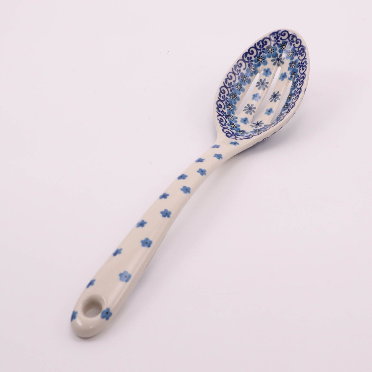 12" Slotted Spoon. Pattern: Country Charm