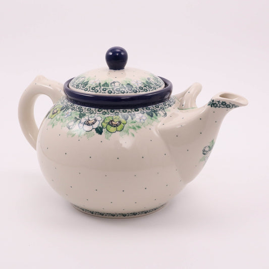 3L Teapot. Pattern: Irish Spring