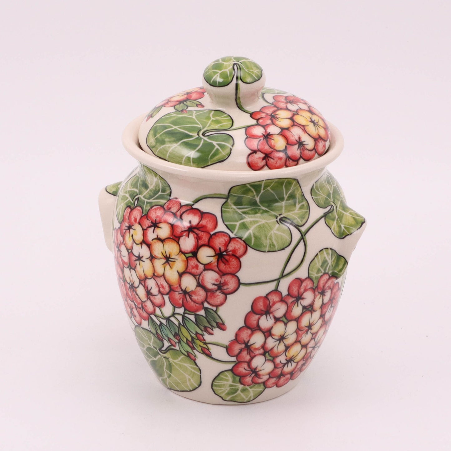 1.15L Medium Container with Lid. Pattern: A49