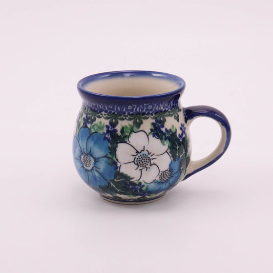 12oz Belly Mug .Pattern: Flower Chain