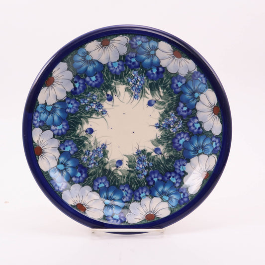 10" Dinner Plate. Pattern: Cool Blues