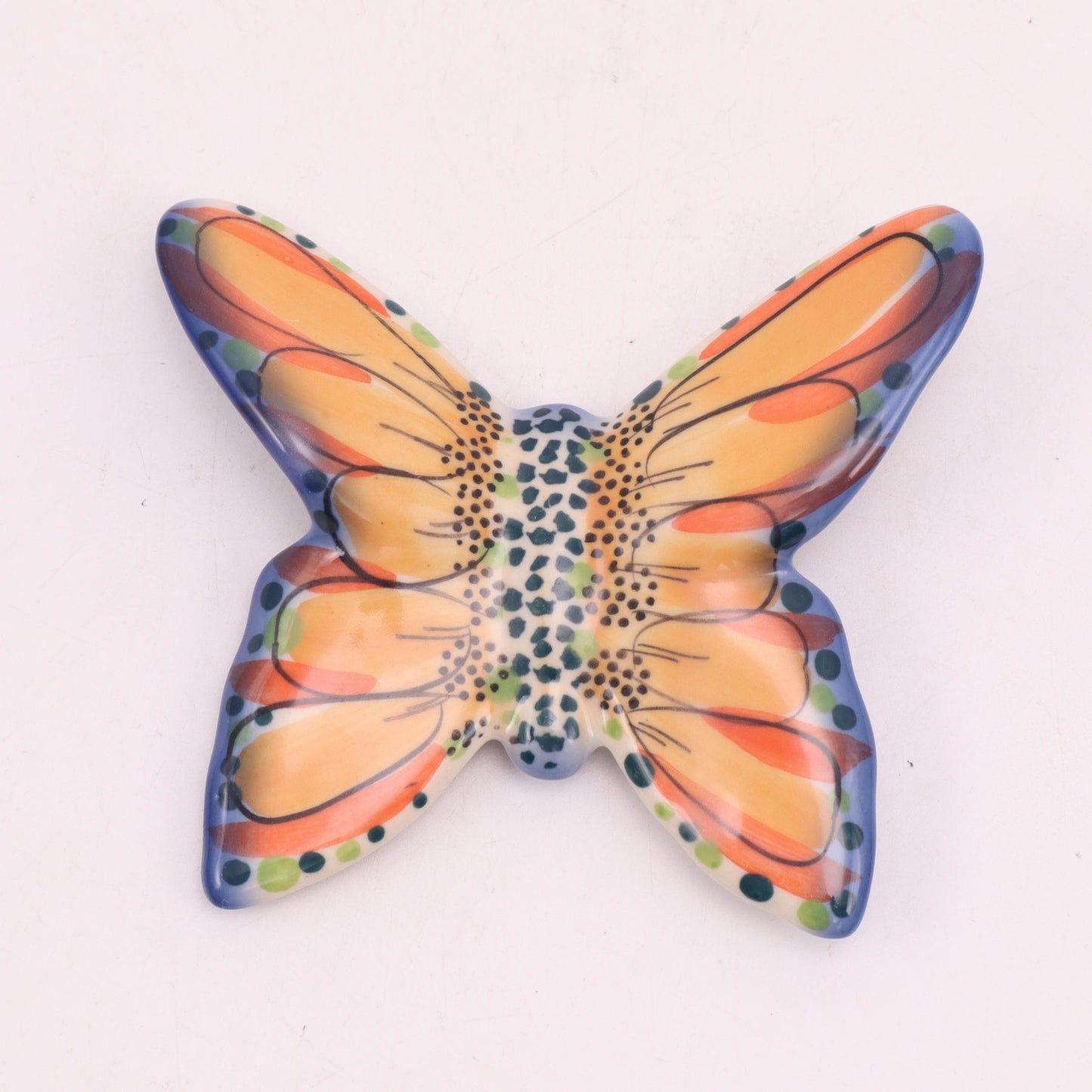 5"x4.5" Butterfly Figurine .Pattern: Tangerine Dream
