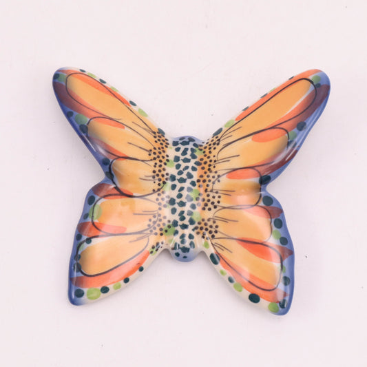 5"x4.5" Butterfly Figurine .Pattern: Tangerine Dream