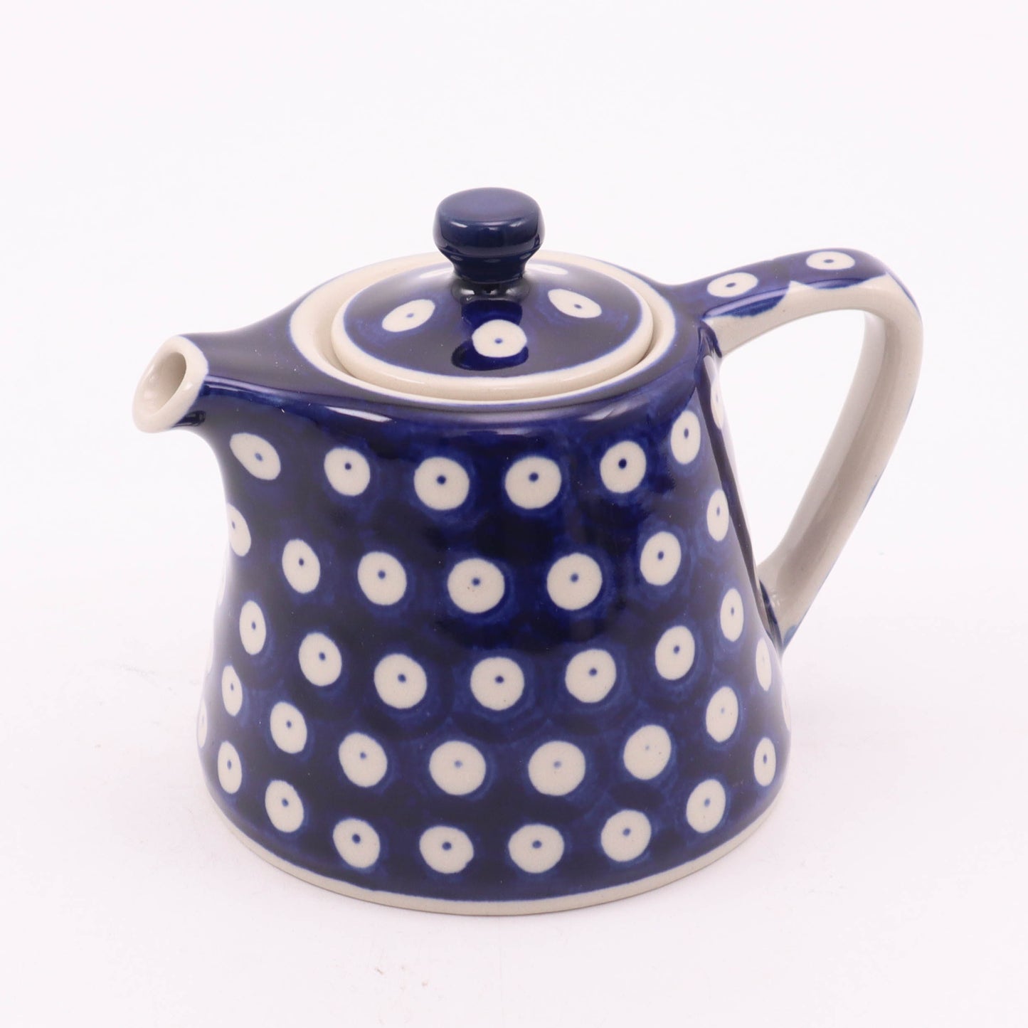 8oz Modern Teapot. Pattern: Owl Eye