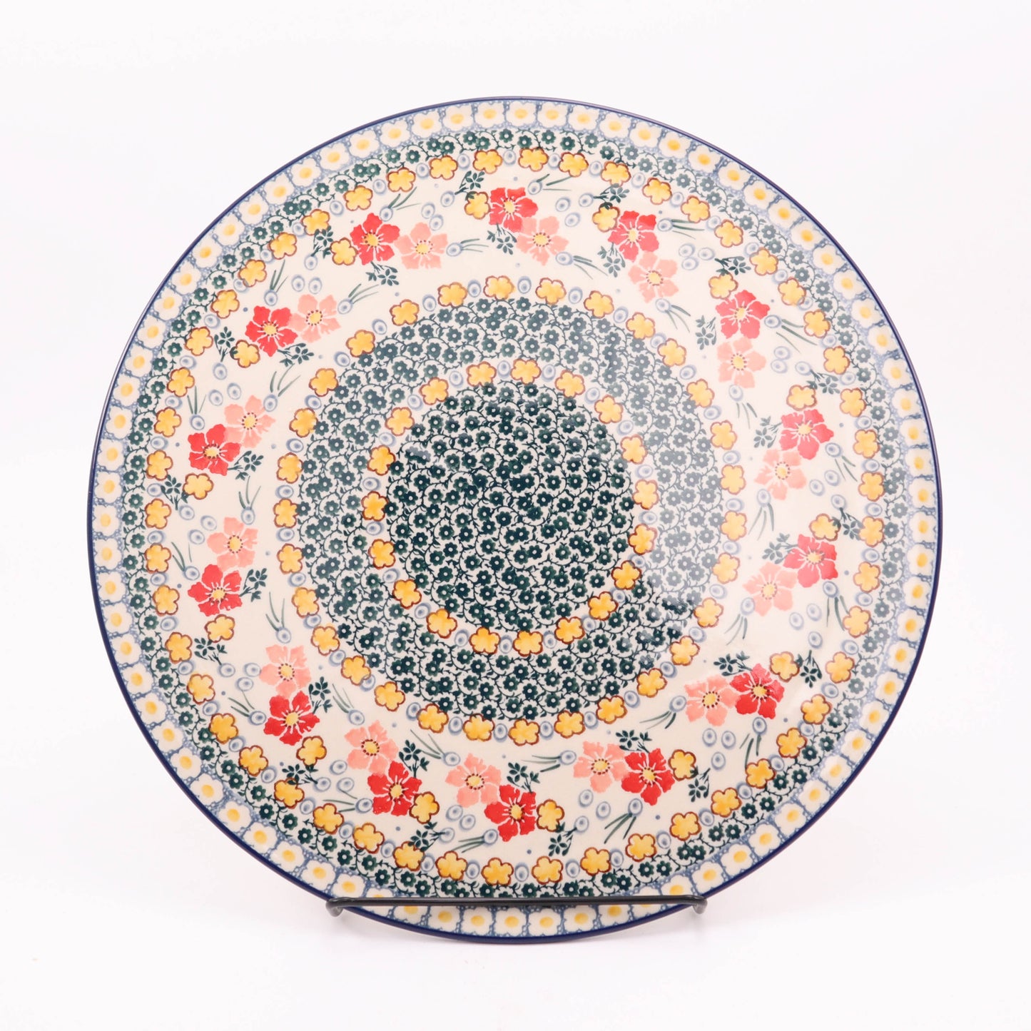 13" Pizza Plate. Pattern: Carefree