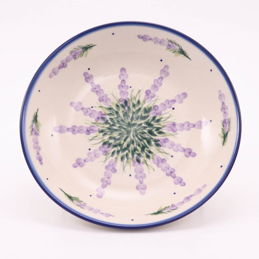 8.5" Soup Plate. Pattern: Lavender Dreams