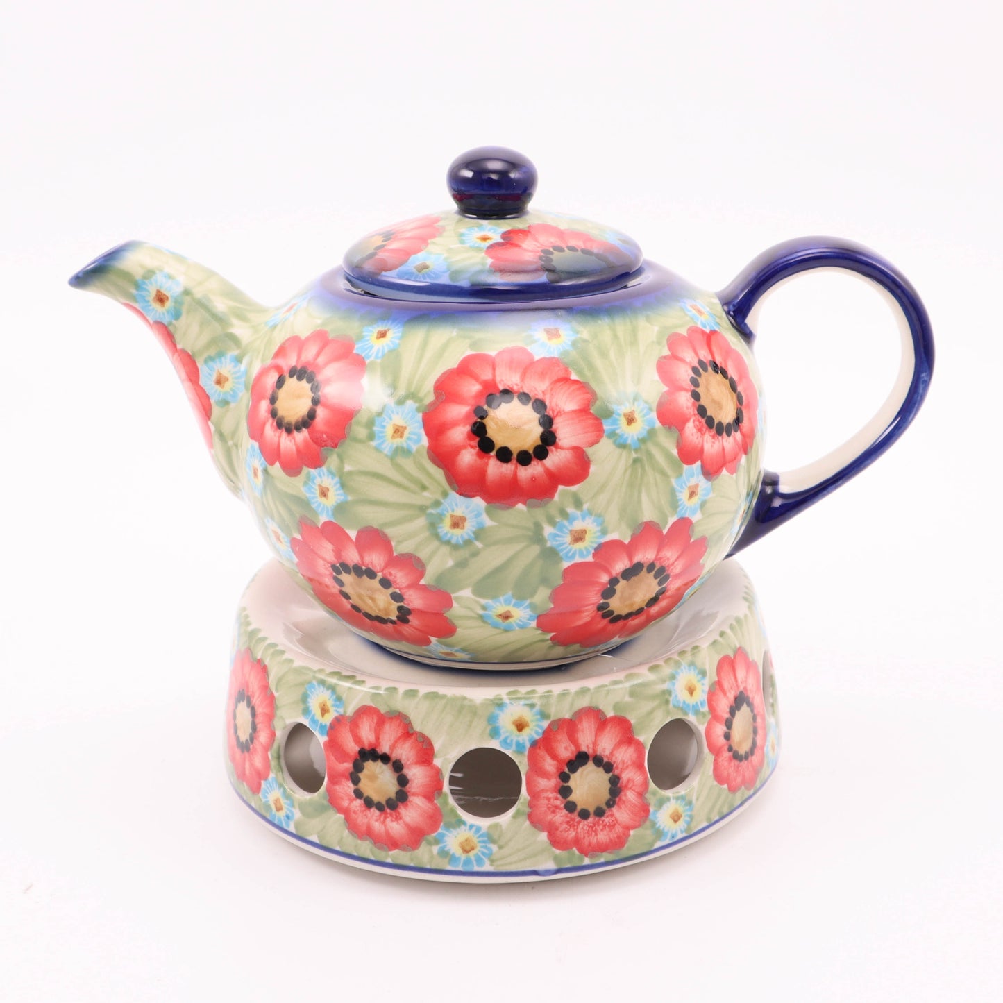 1L Jumbo Teapot. Pattern: Flower Power