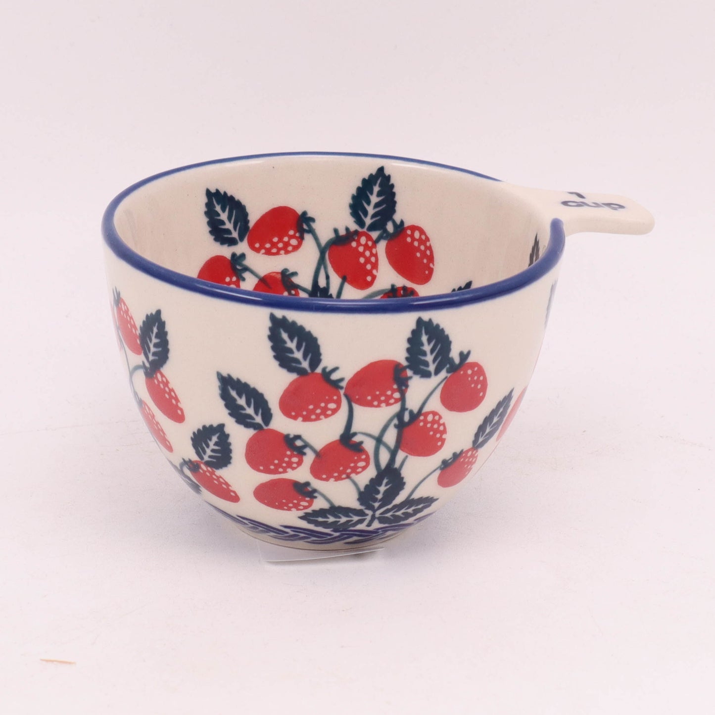1 Cup Measuring Cup. Pattern: Strawberry Jam