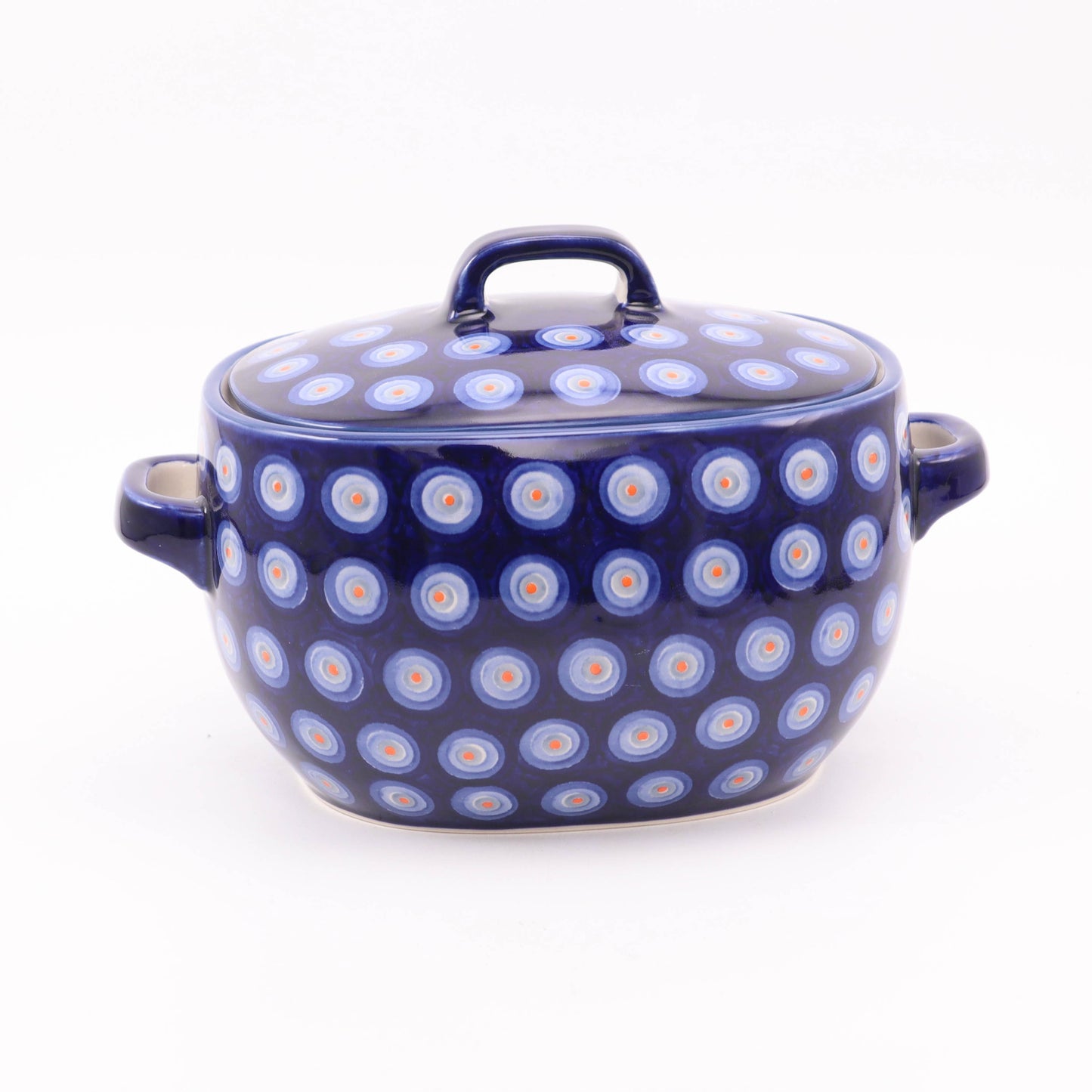 10"x7"x6" Rectangular Canister with Lid. Pattern: Metro