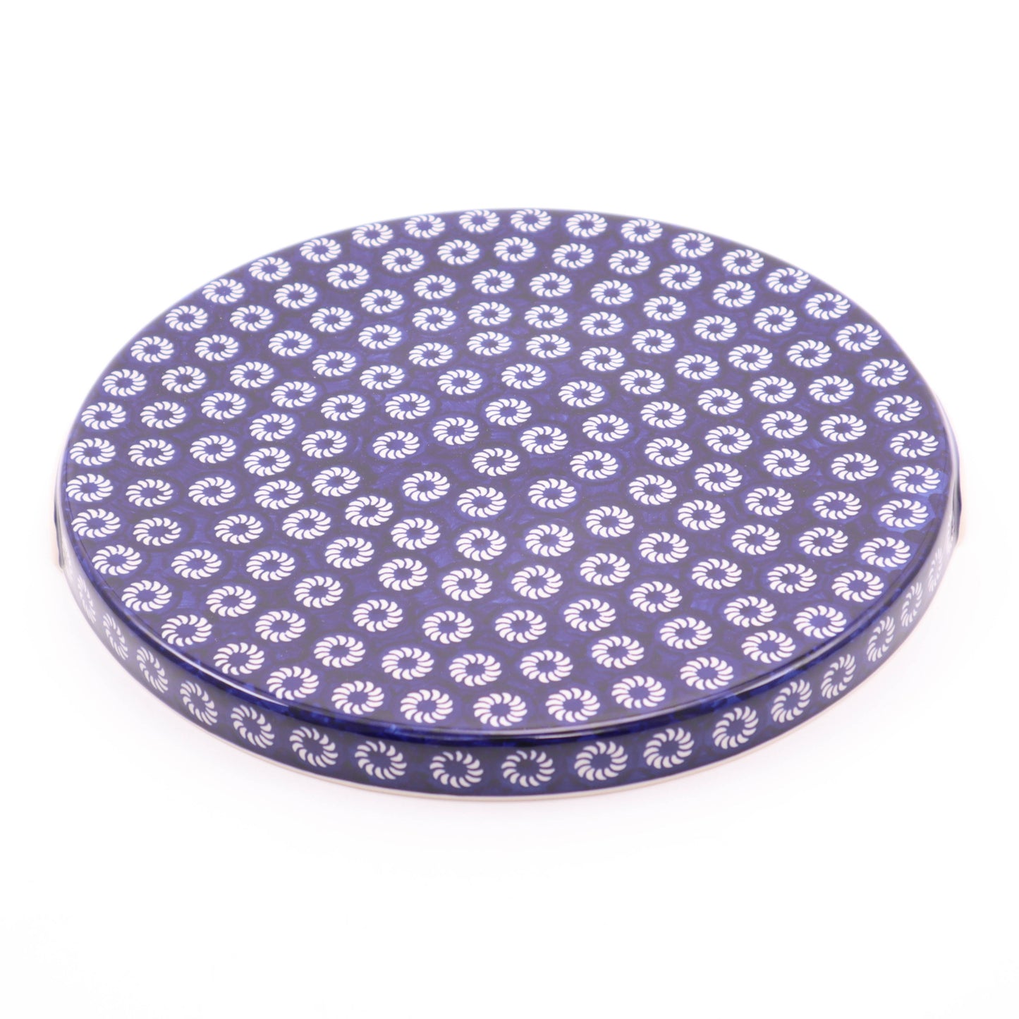 12.5" Cake Plate. Pattern: Pinwheels