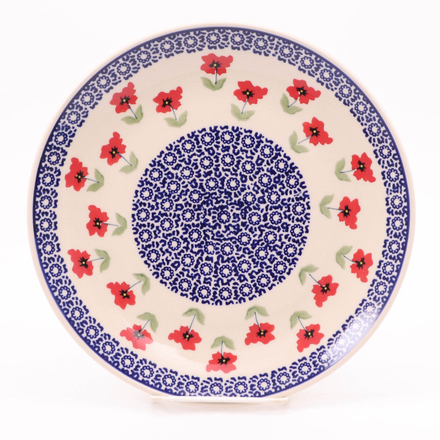 10" Plate. Pattern: Perky Poppy