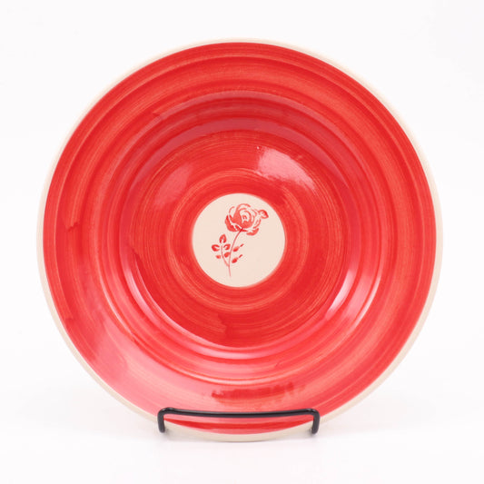 9.5" Soup Plate. Pattern: Solitaire