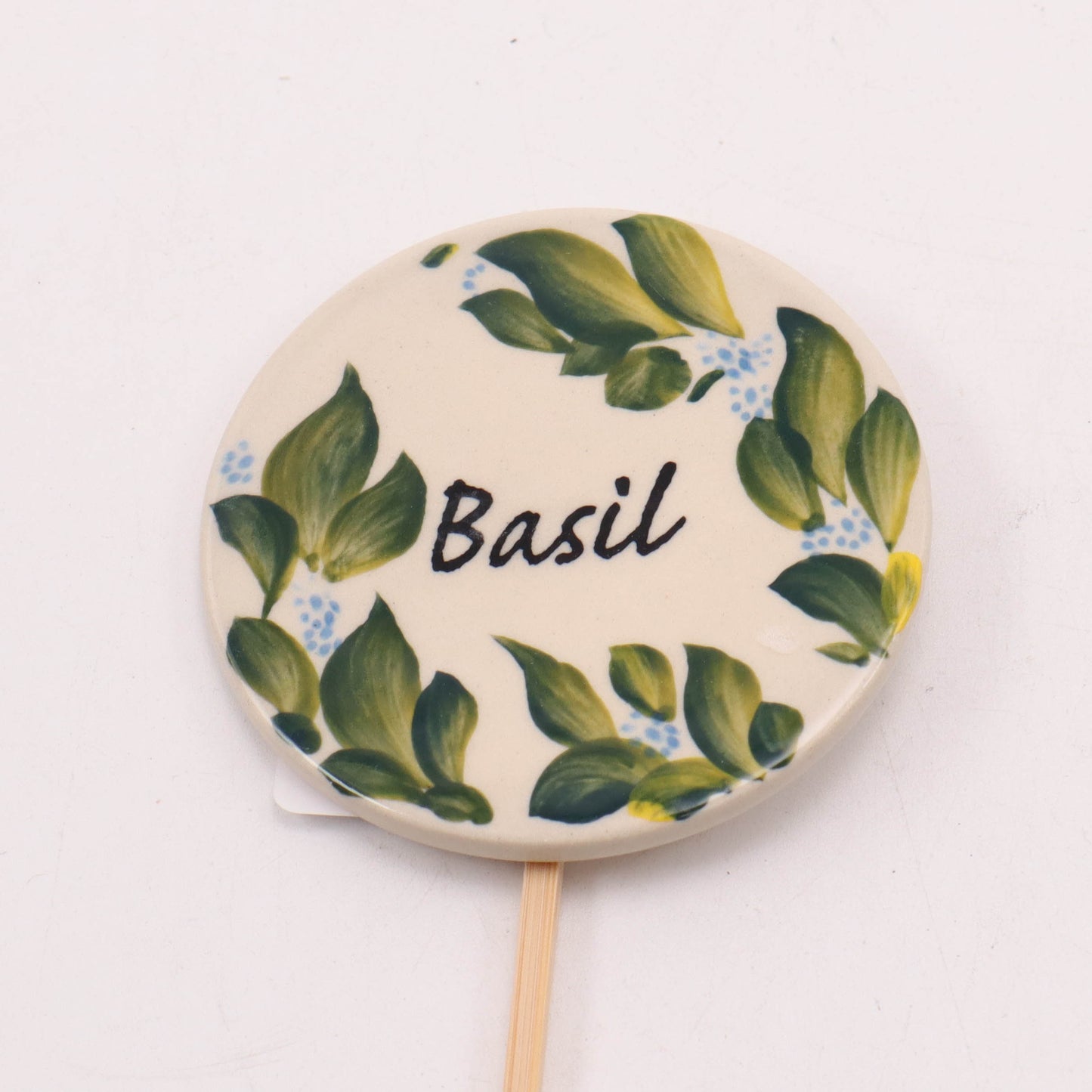 Garden Herb Label .Pattern: Basil