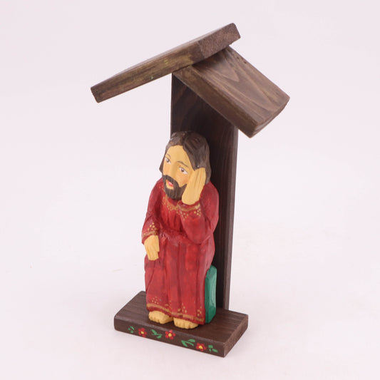 4.5"x8" Wooden Nativity Figurine. Pattern: F