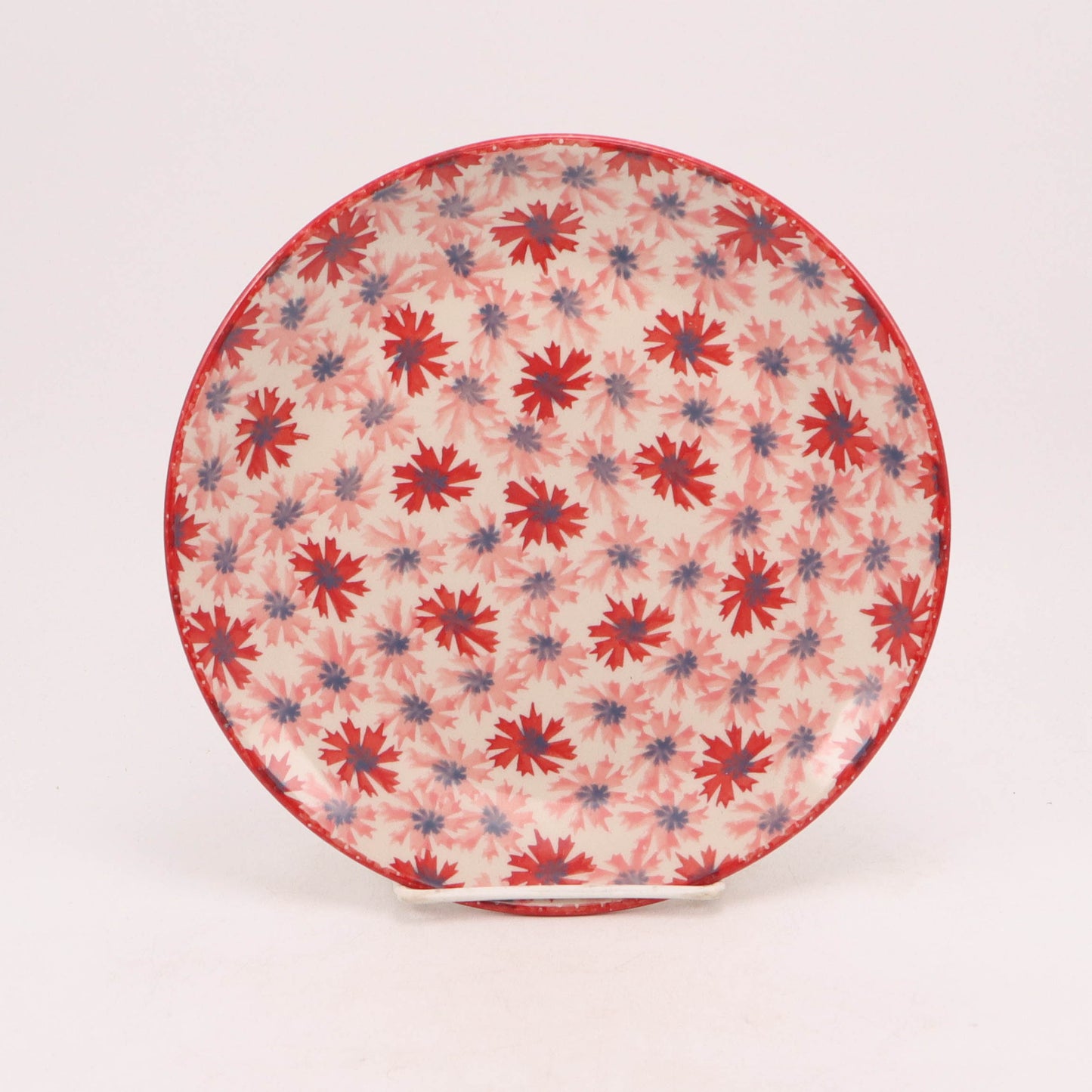 8.5" Dessert Plate. Pattern: Raspberry Sherbet