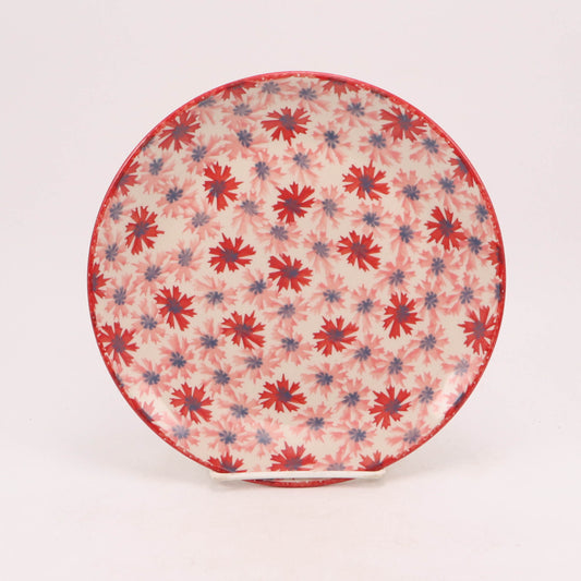 8.5" Dessert Plate. Pattern: Raspberry Sherbet